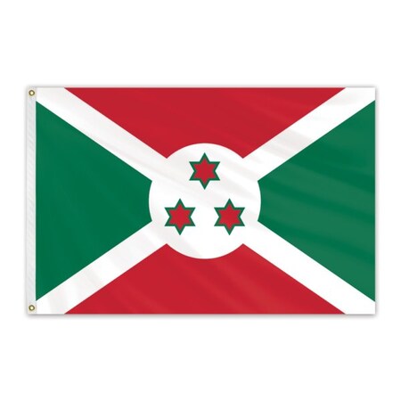 Clearance Burundi 4'x6' Nylon Flag